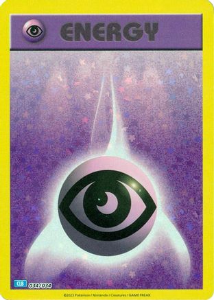 Basic Psychic Energy 034/034  Trading Card Game Classic - Classic Collection