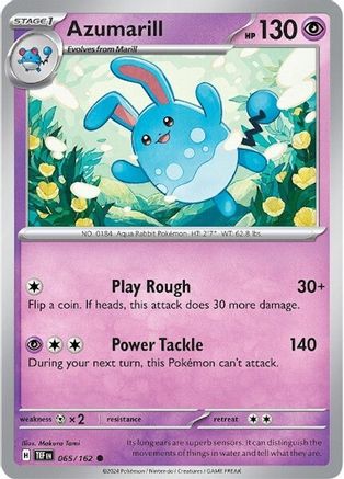 Azumarill 065/162  SV05 Temporal Forces - Common