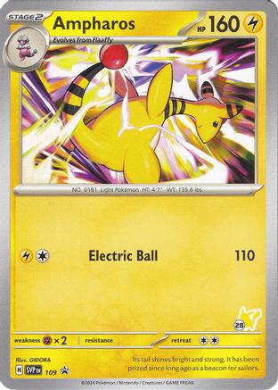 Ampharos - Pikachu 28 109  Battle Academy 2024 - Promo