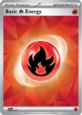 Basic Fire Energy 010  SVE Scarlet & Violet Energies - Common