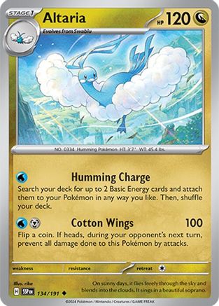 Altaria 134/191  SV08 Surging Sparks - Uncommon