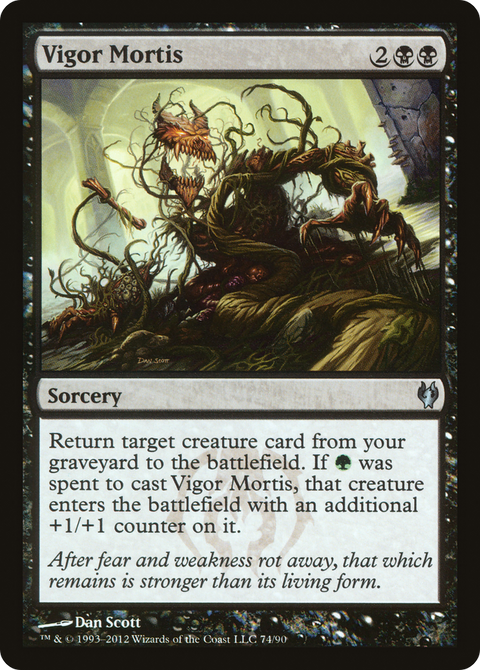 Vigor Mortis (DDJ-074) - Duel Decks: Izzet vs. Golgari Foil
