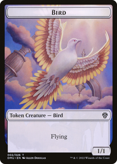 Bird Token (002) (DMU-002) - Dominaria United Tokens Foil