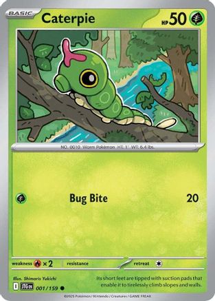 Caterpie 001/159  SV09 Journey Together - Common