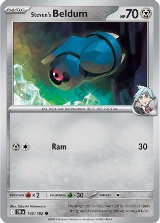 Steven's Beldum 143/182  SV10 Destined Rivals - Common