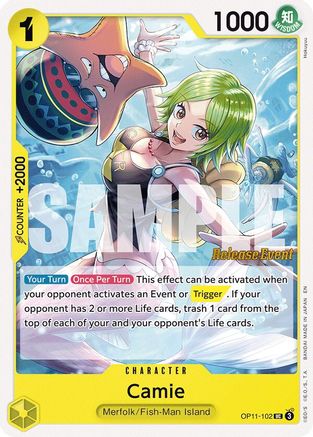 Camie (OP11-102) - A Fist of Divine Speed Release Event Cards