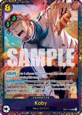 Koby (Treasure Cup August 2025) (OP11-119) - One Piece Promotion Cards Foil