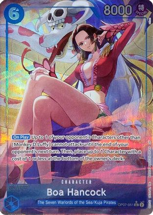 Boa Hancock (Seven Warlords of the Sea Binder Set) (Alternate Art) (OP07-051) - One Piece Promotion Cards Foil