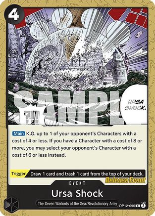 Ursa Shock (OP12-096) - Legacy of the Master Release Event Cards