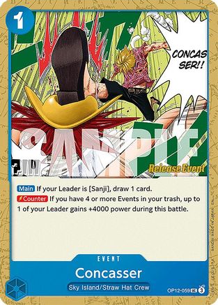 Concasser (OP12-059) - Legacy of the Master Release Event Cards