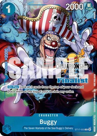 Buggy (CS 25-26 Finalist Card Set 1) (ST17-003) - One Piece Promotion Cards Foil