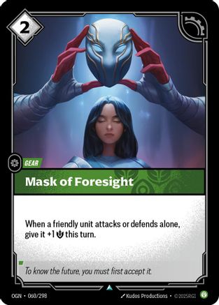 Mask of Foresight (060/298) - Origins