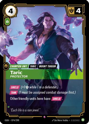 Taric - Protector (074/298) - Origins Foil