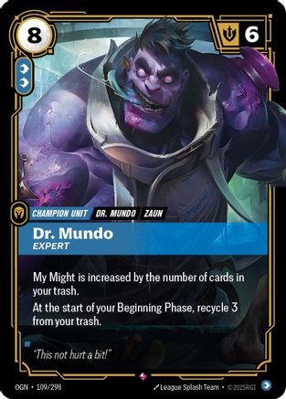 Dr. Mundo - Expert (109/298) - Origins Foil