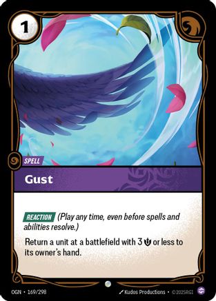 Gust (169/298) - Origins Foil