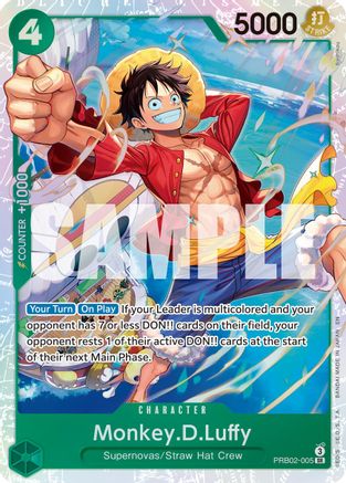 Monkey.D.Luffy - PRB02-005 (PRB02-005) - Premium Booster -The Best- Vol. 2 Foil