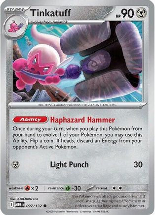 Tinkatuff 097/132  ME01 Mega Evolution - Common