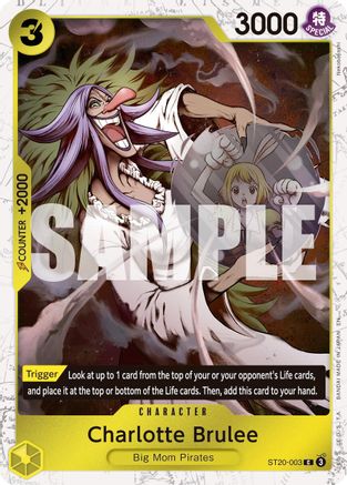 Charlotte Brulee (Pirate Foil) (ST20-003) - Premium Booster -The Best- Vol. 2 Foil