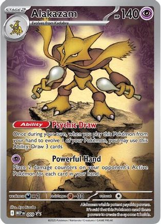 Alakazam 009  - Holofoil ME Mega Evolution Promo - Promo