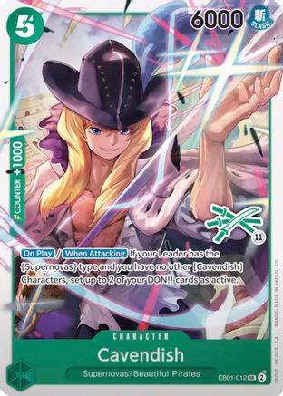 Cavendish (Zoro Deck) (EB01-012) - Learn Together Deck Set