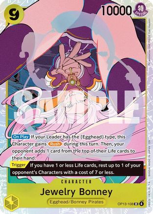 Jewelry Bonney (108) (OP13-108) - Carrying On His Will Foil