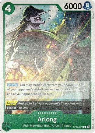 Arlong - OP06-023 (OP06-023) - Learn Together Deck Set