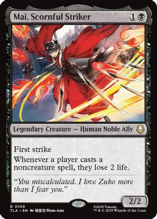 Mai, Scornful Striker (TLA-109) - Avatar: The Last Airbender