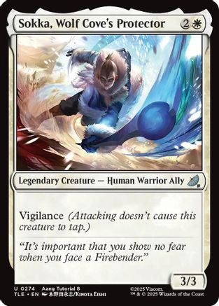 Sokka, Wolf Cove's Protector (0274) (TLE-274) - Avatar: The Last Airbender: Eternal-Legal