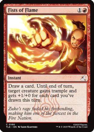 Fists of Flame (TLE-166) - Avatar: The Last Airbender: Eternal-Legal