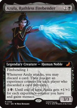 Azula, Ruthless Firebender (Extended Art) (TLE-184) - Avatar: The Last Airbender: Eternal-Legal