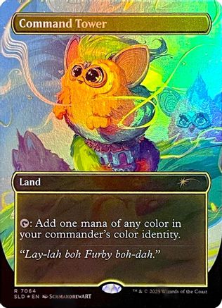 Command Tower (7064) (Rainbow Foil) (SLD-7064) - Secret Lair Drop Series Foil