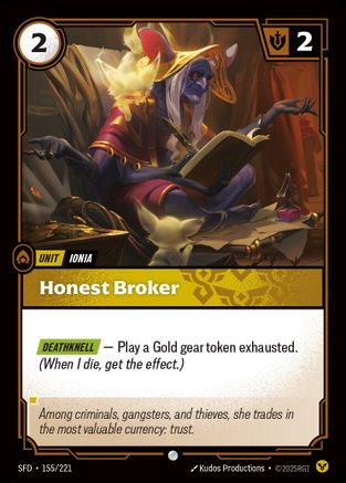 Honest Broker (155/221) - Spiritforged Foil