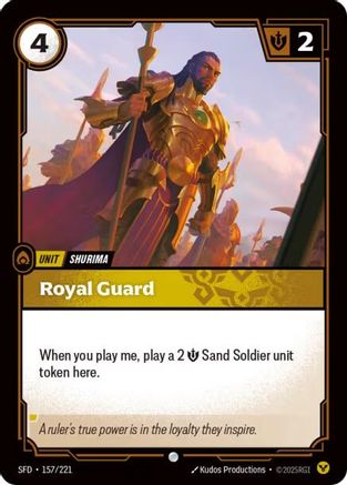 Royal Guard (157/221) - Spiritforged Foil