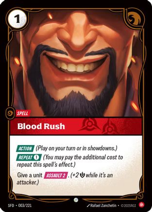 Blood Rush (003/221) - Spiritforged Foil