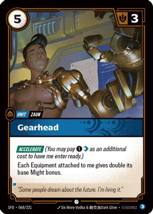 Gearhead (068/221) - Spiritforged Foil