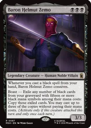 Baron Helmut Zemo (MSH-087) - Marvel Super Heroes Foil