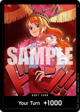 DON!! Card (Nami) - Extra Booster: One Piece Heroines Edition Foil