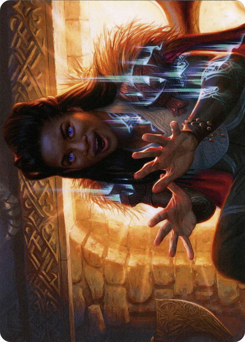 Birgi, God of Storytelling Art Card (ASKHM-031) - Art Series: Kaldheim (Borderless)