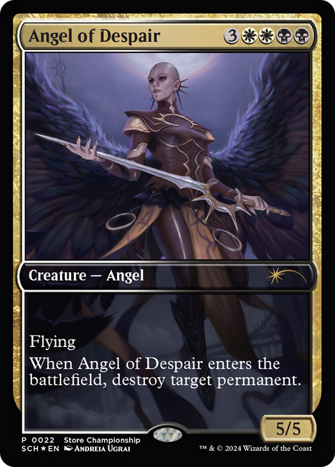 Angel of Despair (GAME-022) - Store Championships Foil