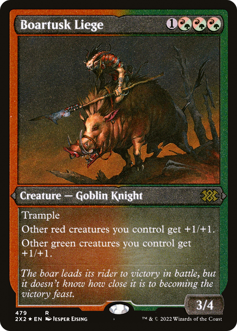 Boartusk Liege (2X2-479) - Double Masters 2022 Foil