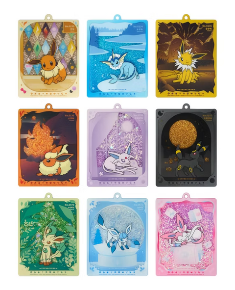 Pokemon Chinese Eevolutions's Quicksand Card Display Ornament Gift Box