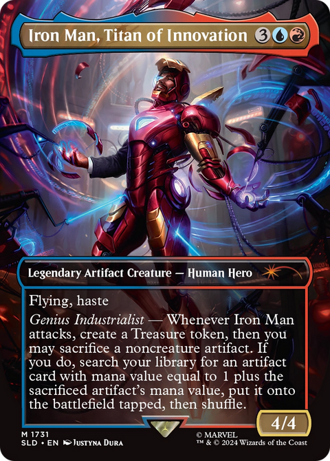 Iron Man, Titan of Innovation (SLD-1731) - Secret Lair Drop (Borderless)