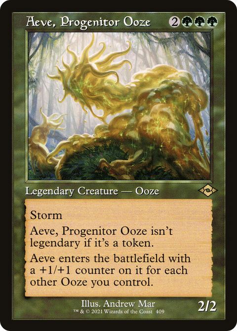 Aeve, Progenitor Ooze (Retro Frame) (MH2-409) - Modern Horizons 2 Etched Foil