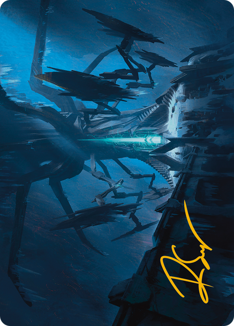Yggdrasil, Rebirth Engine Art Card (Gold-Stamped Signature) (ASACR-010) - Assassin's Creed Art Series (Borderless)