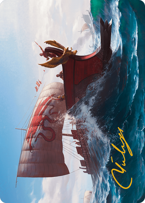 Adrestia Art Card (Gold-Stamped Signature) (ASACR-008) - Assassin's Creed Art Series (Borderless)