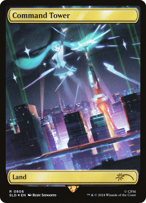 Command Tower (SLD-806) - Secret Lair Drop (Borderless) Foil
