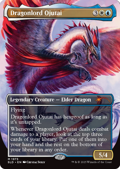 Dragonlord Ojutai // Dragonlord Ojutai (SLD-1973) - Secret Lair Drop (Borderless)