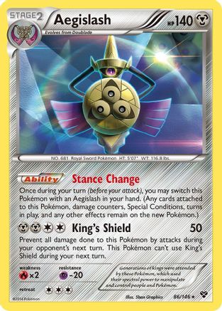 Aegislash (86) 086  - Holofoil XY Base Set - Holo Rare