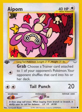 Aipom 041/64  - 1st Edition Neo Revelation - Common