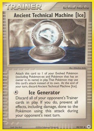Ancient Technical Machine [Ice] 084  - Reverse Holofoil Hidden Legends - Uncommon